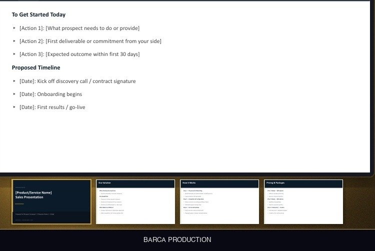 company-profile-deck template preview
